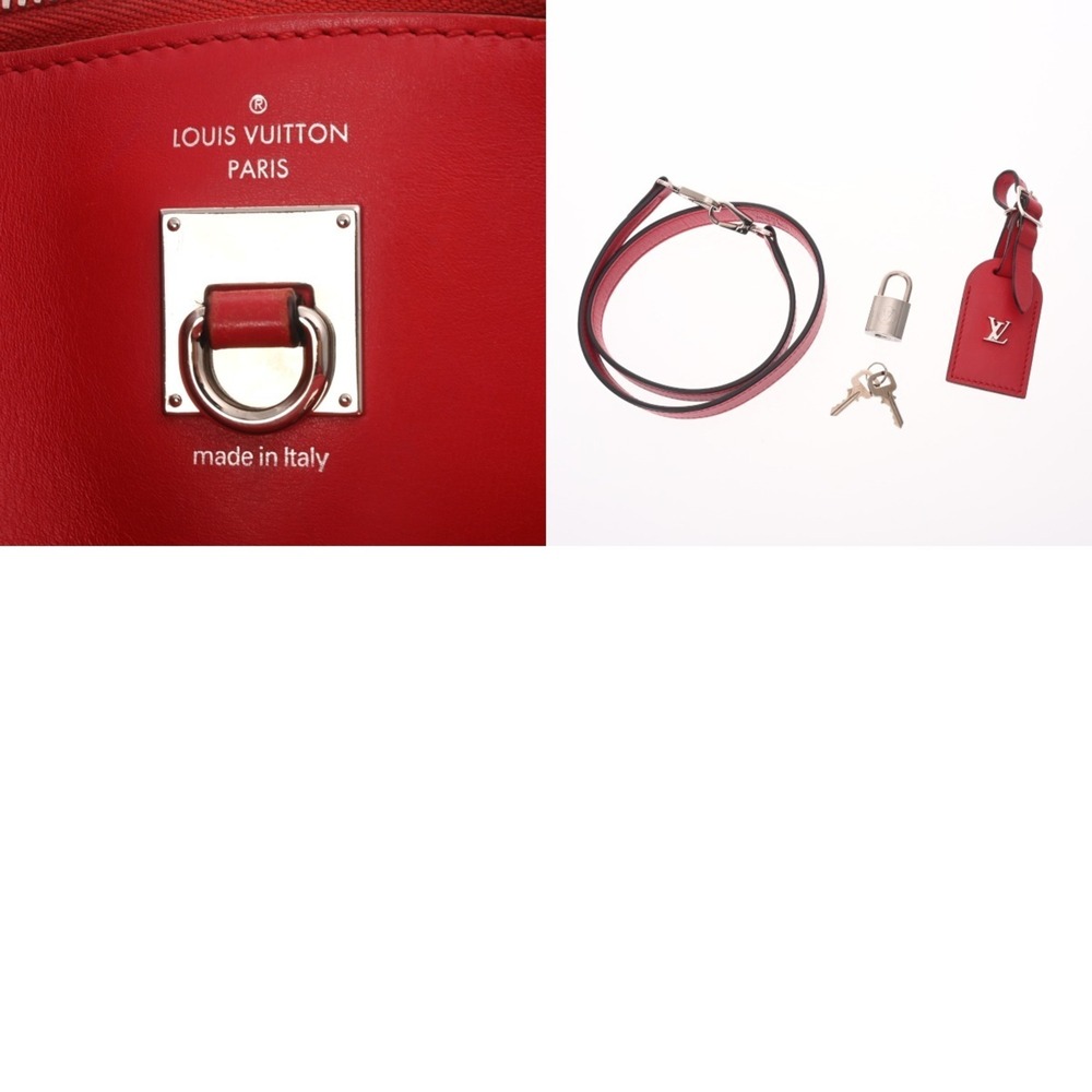 LOUIS VUITTON City Steamer MM 2WAY Ruby M53014 Women's Leather Handbag AB Ran... - Picture 11 of 11